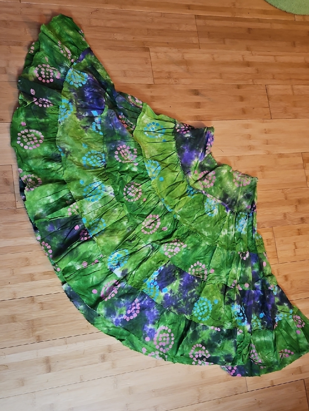 Willi Smith Hand died Circle bold, beautiful,  skirt